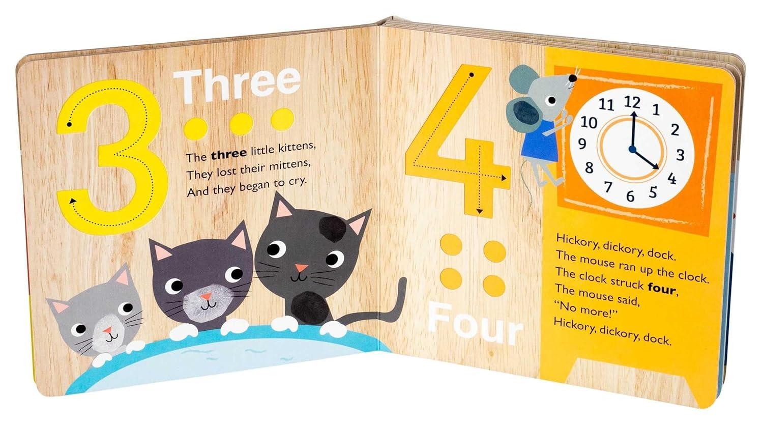 Sách ngoại văn: Touch And Trace - 1, 2, 3 Count With Me - Touch And Trace Nursery Rhymes