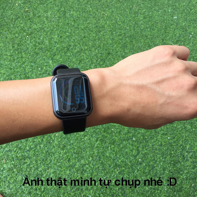 Đồng hồ thông minh nam nữ smartwatch Y68 cao cấp với giây đeo mềm mại