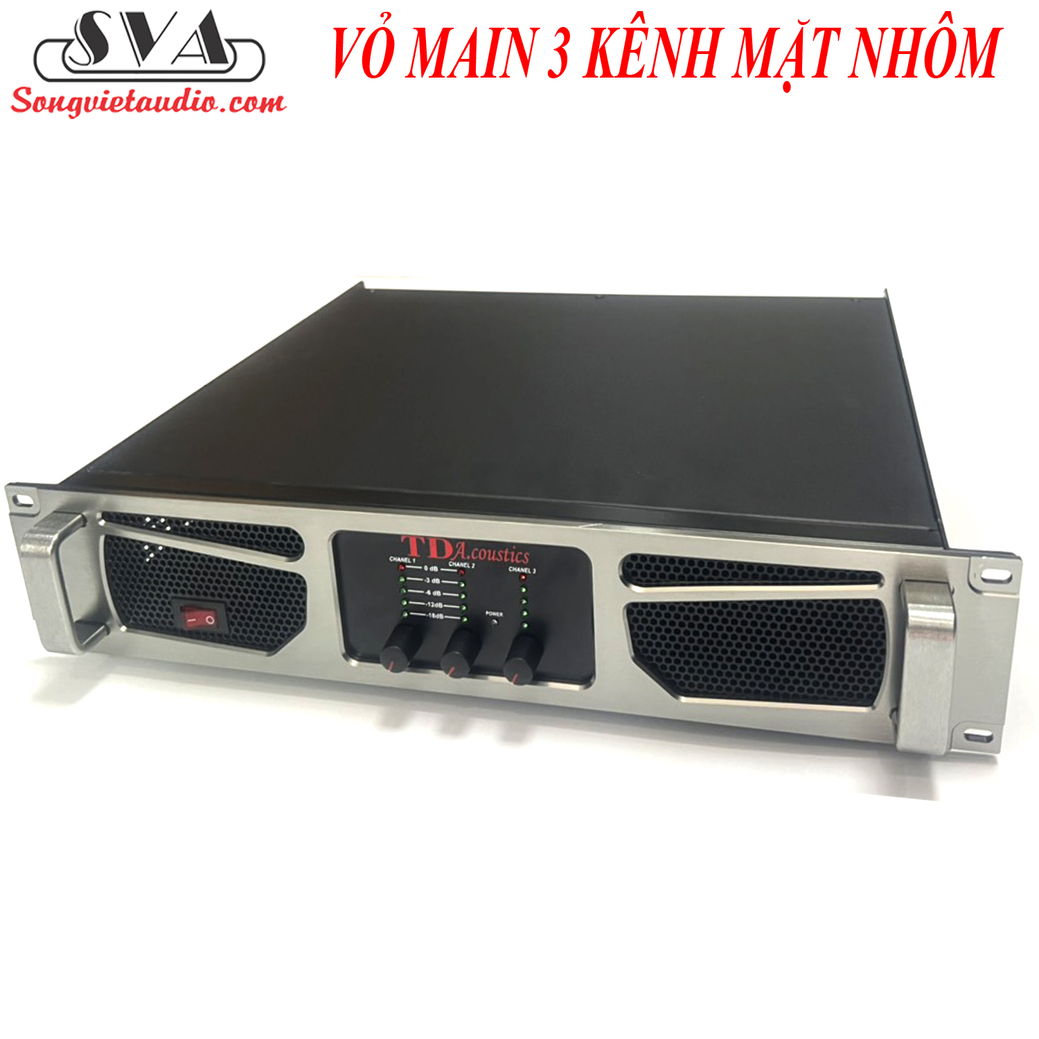 VỎ MAIN 3 KÊNH MẶT NHÔM