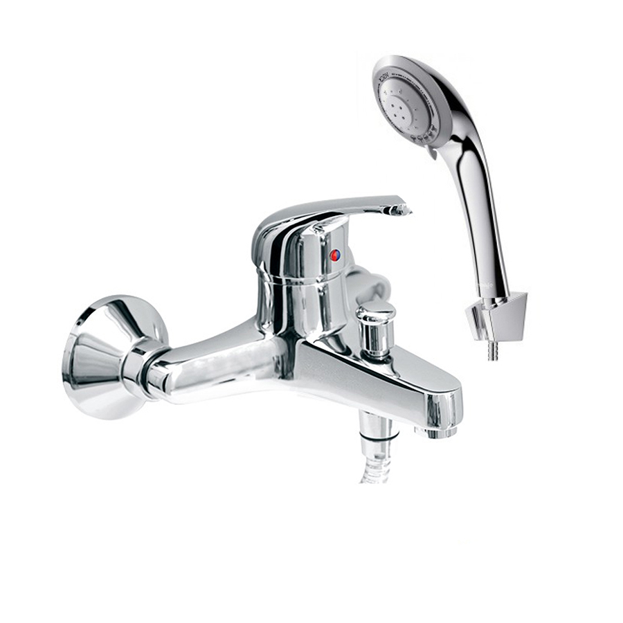 Sen tắm dây nóng lạnh Viglacera VG502, chất liệu đồng nguyên chất, mạ crom - niken, đầu vòi kết cấu dạng tổ ong - Hoa Sen Home - Hàng chính hãng
