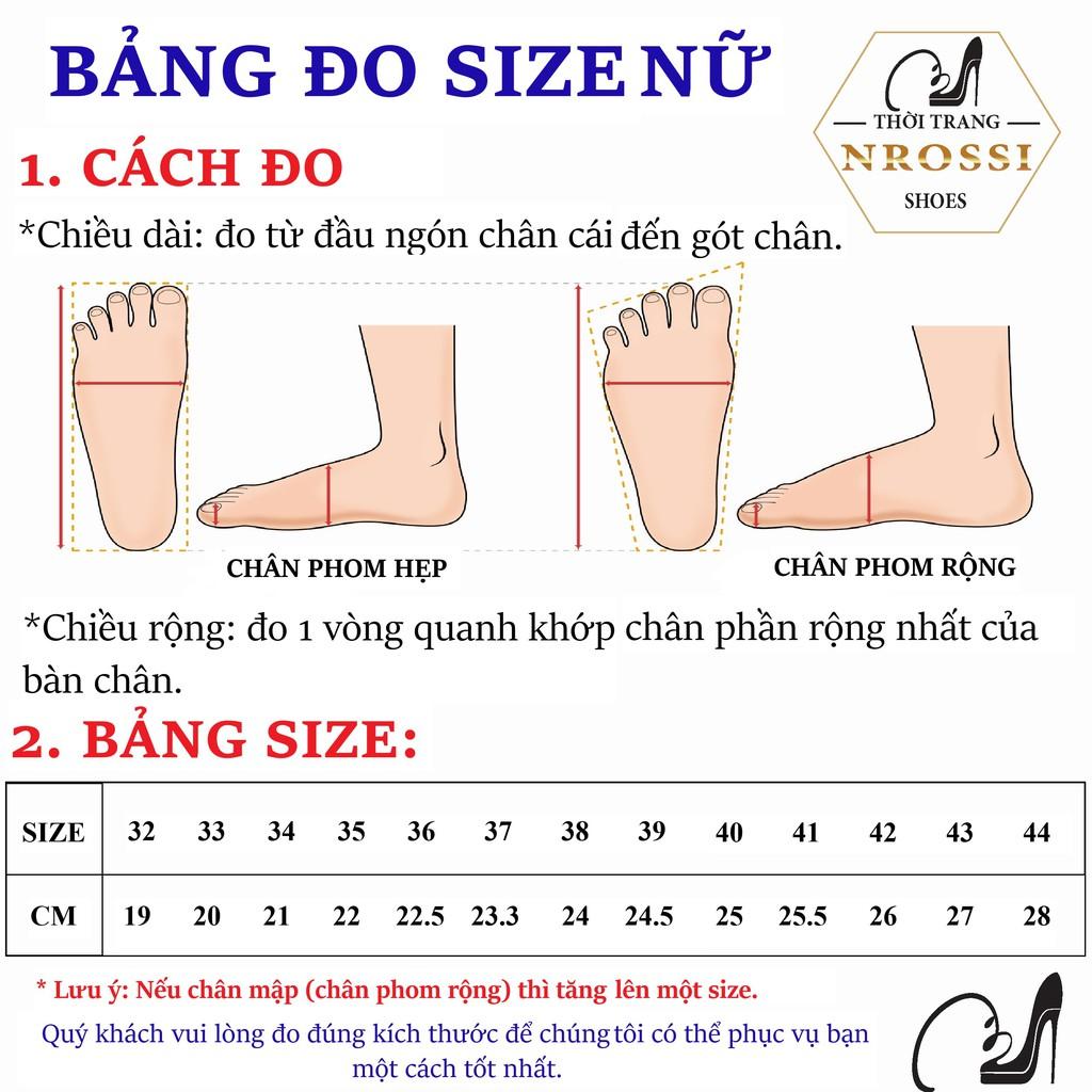FREESHIP Giày cao gót nữ 10 phân big size NRossi