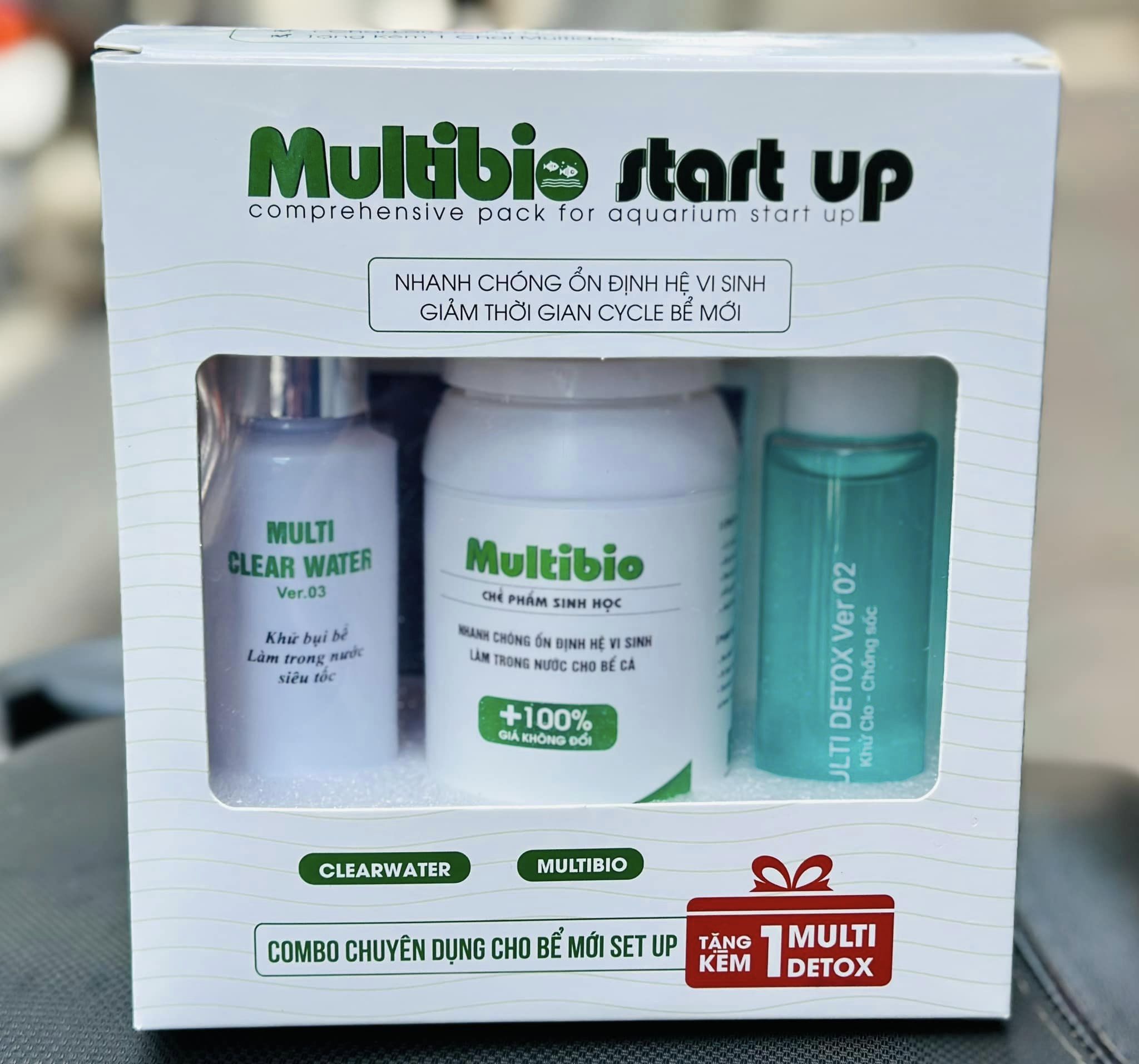 Combo 3 Chai MULTIBIO START UP Dành cho Bể Cá Mới - Combo multiobio chuyên dụng cho bể mới setup - phụ kiện thủy sinh