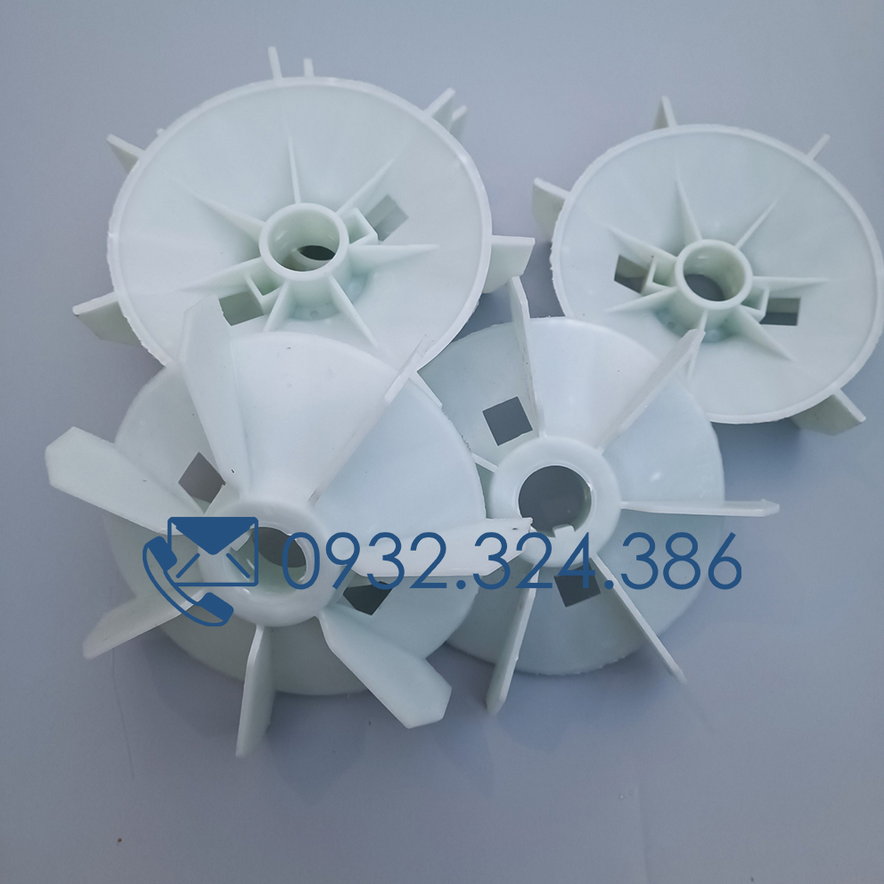 Cánh quạt làm mát động cơ lỗ trục 28mm