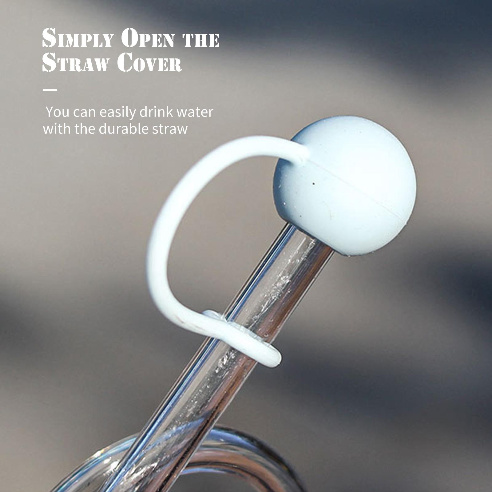 390mL Cute Water Bottle with Straw Leak Proof Coffee Bottle Juice Mix Cup Reusable & BPA Free Juice Bottles