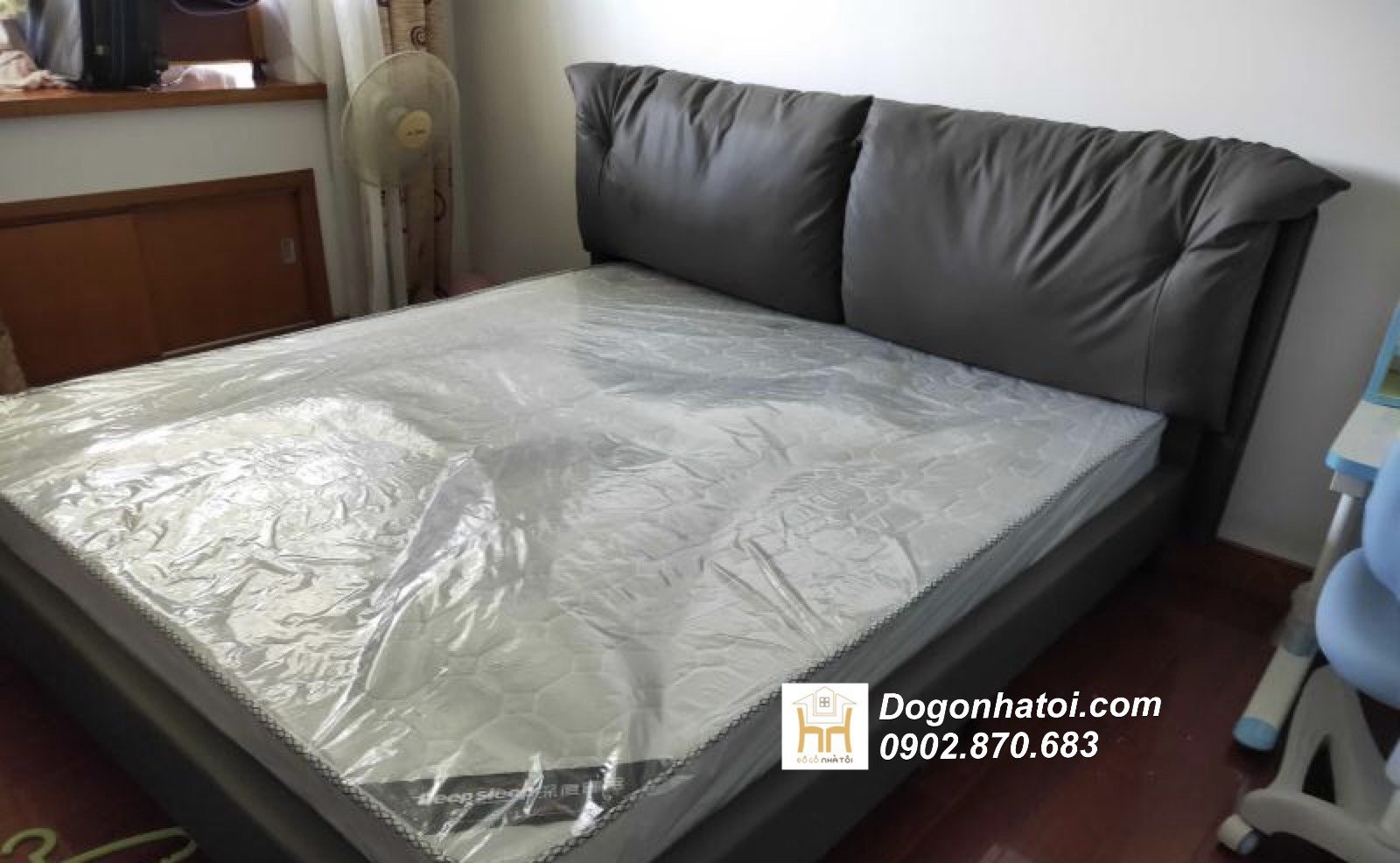 Mẫu Giường Ngủ Bọc Nệm Hiện Đại Đẹp Nhất - GNB02