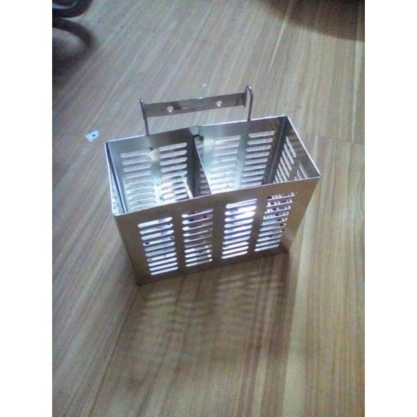 Ống đựng đũa thìa inox 2 ngăn