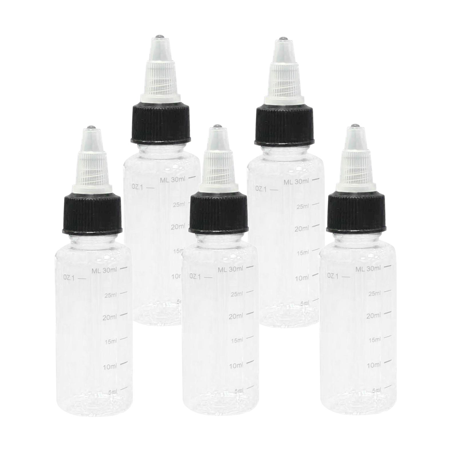 5x 30/60/100/120/250 / 500ml Storage Ink Bottle with - 30ML