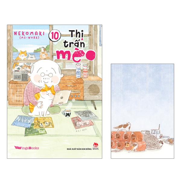 Sách - Thị Trấn Mèo - Tập 10 - Tặng Kèm Postcard