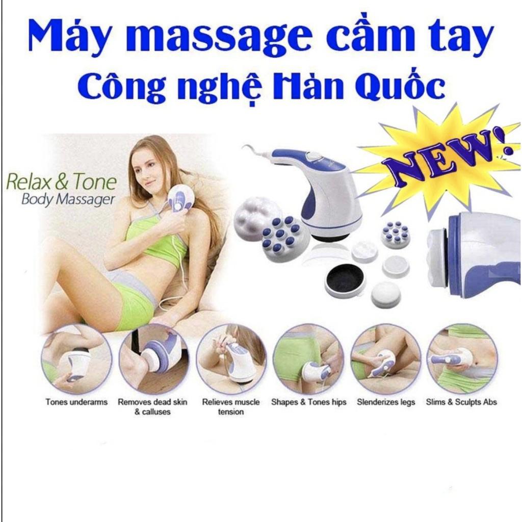 THIẾT BỊ MASSAGE CẦM TAY TOÀN THÂN NHIỀU ĐẦU THAY THẾ RELAX TONE - AsiaMart