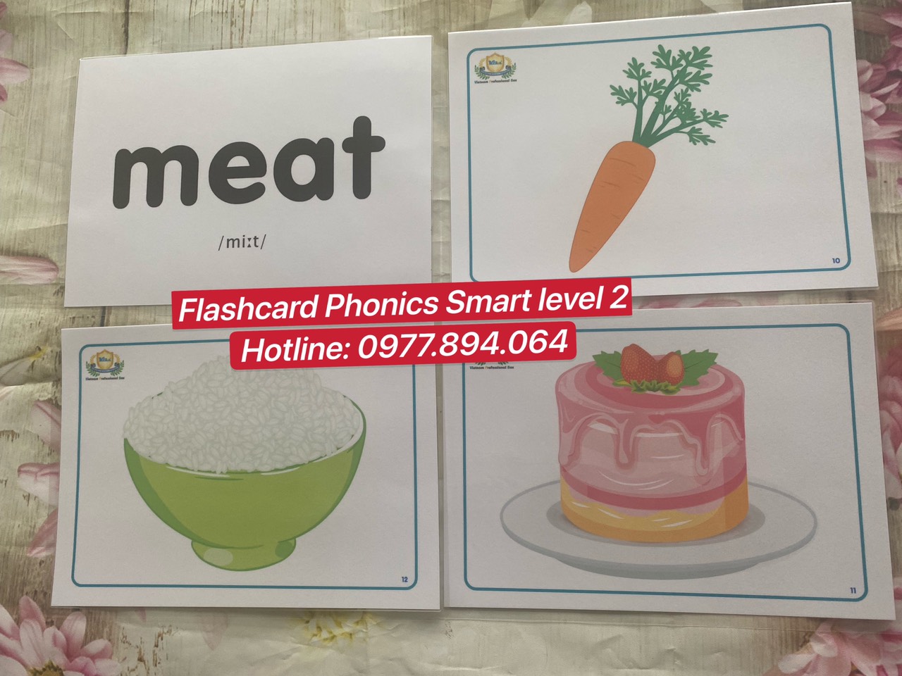 FLASHCARD TIẾNG ANH LỚP 1,2 - chương trình SMART PHONICS mới nhất