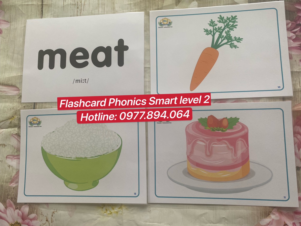 FLASHCARDS TIẾNG ANH SMART PHONICS 2 (93 thẻ) - giáo cụ cần thiết trong dạy học