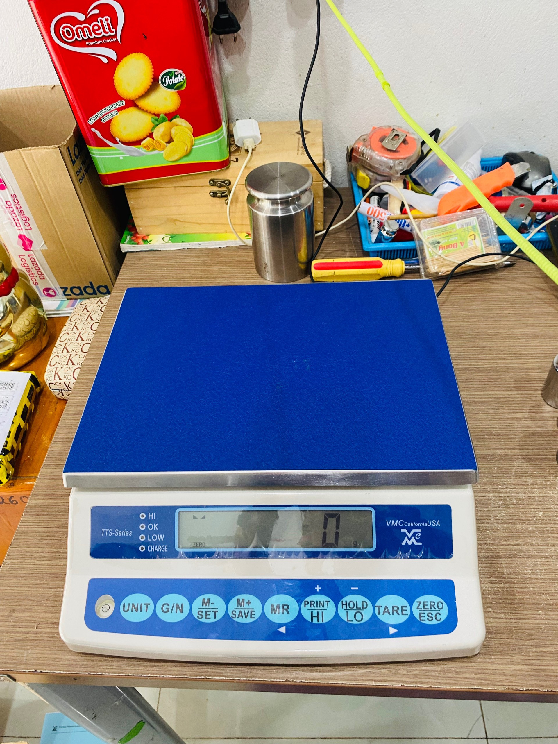 Cân điện tử VMC TTS 3kg được sử dụng trong các ngành công nghiệp nhẹ, đóng gói, cân đối chứng, bưu phẩm và đặc biệt ngành thực phẩm…