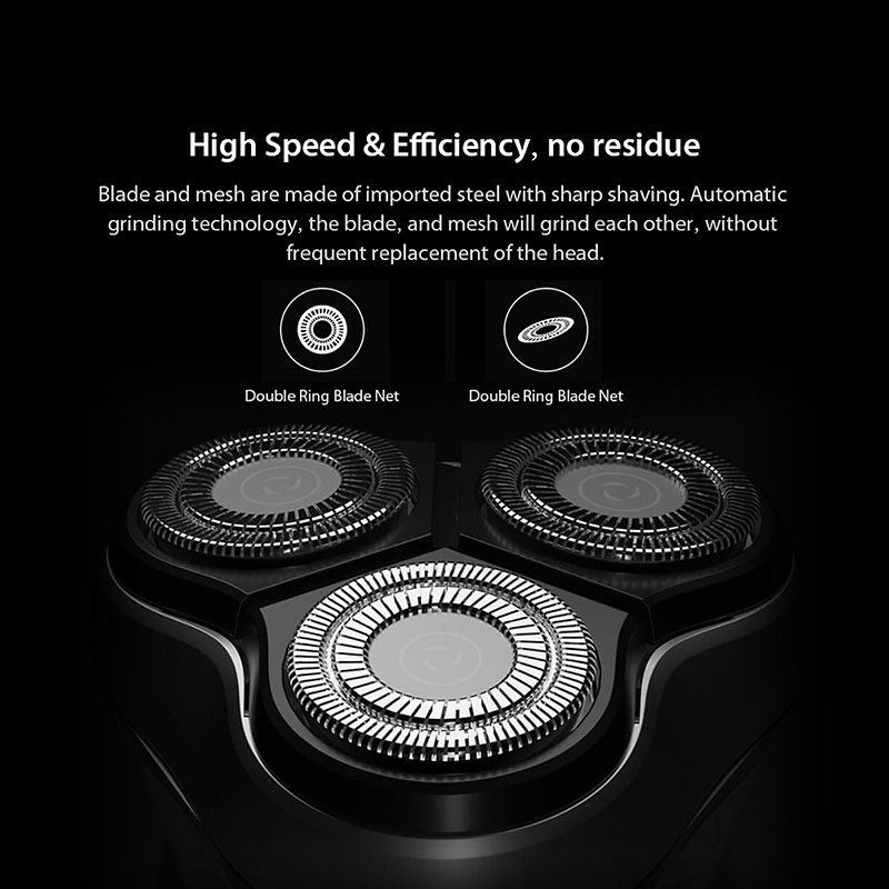 Máy Cạo Râu Điện Xiaomi Youpin 3D Enchen BlackStone Có Thể Sạc - Đen