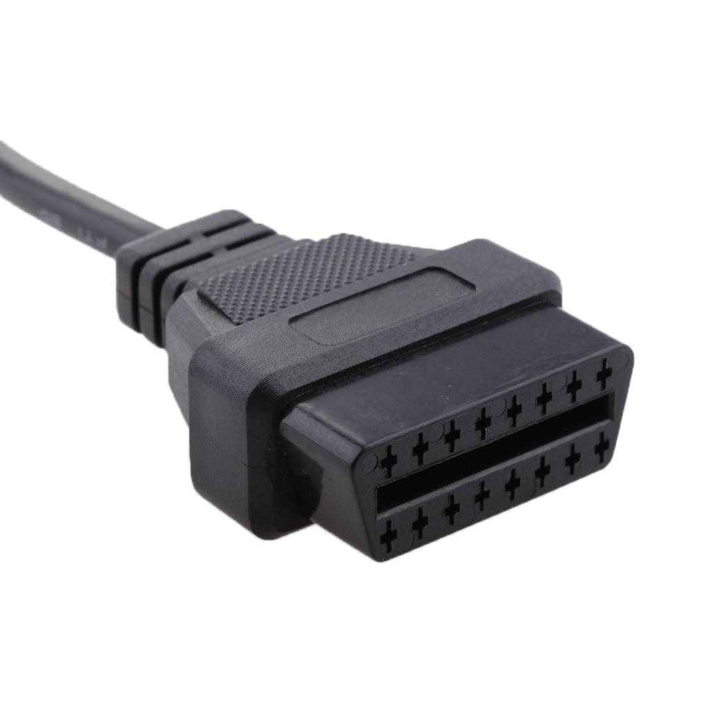 Car 3 Pin To 16 Pin OBD2 Diagnostic Adapter Connector Cable for Honda