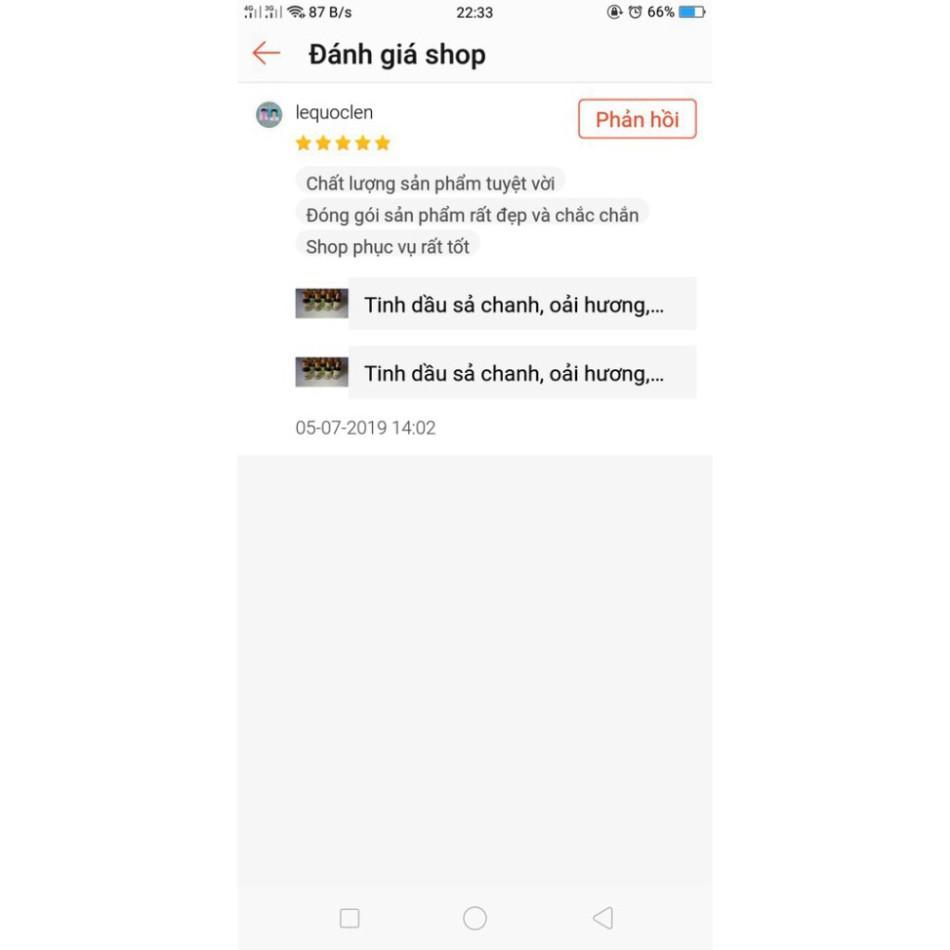 Tinh dầu sả/sả chanh/oải hương/trầm hương/bưởi/hoa hồng CHAHA