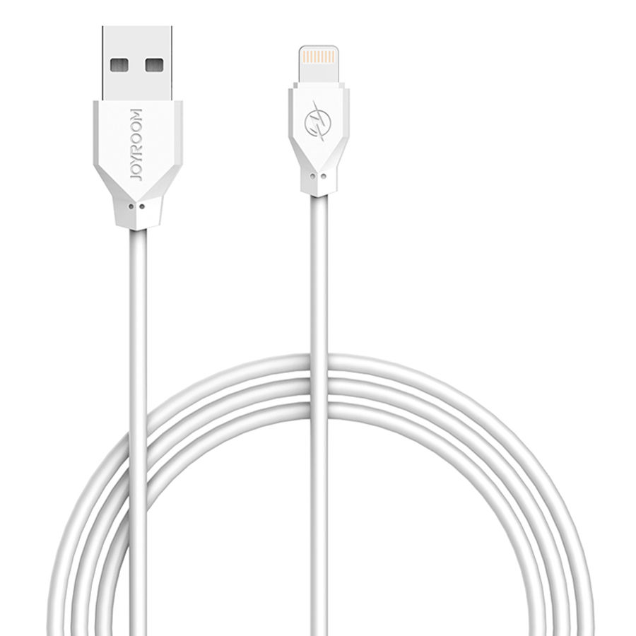 Cáp Sạc Apple Lightning Joyroom S-L123 1m - Trắng - Hàng Chính Hãng