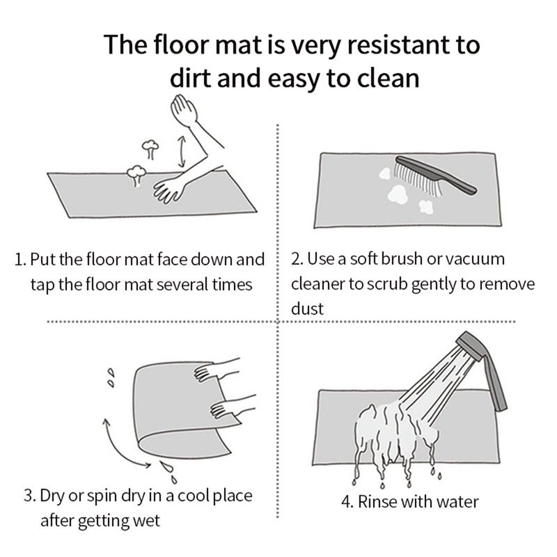 Thảm Lót Sàn Nhà Tắm Chống Trượt Phong Cách Bắc Âu