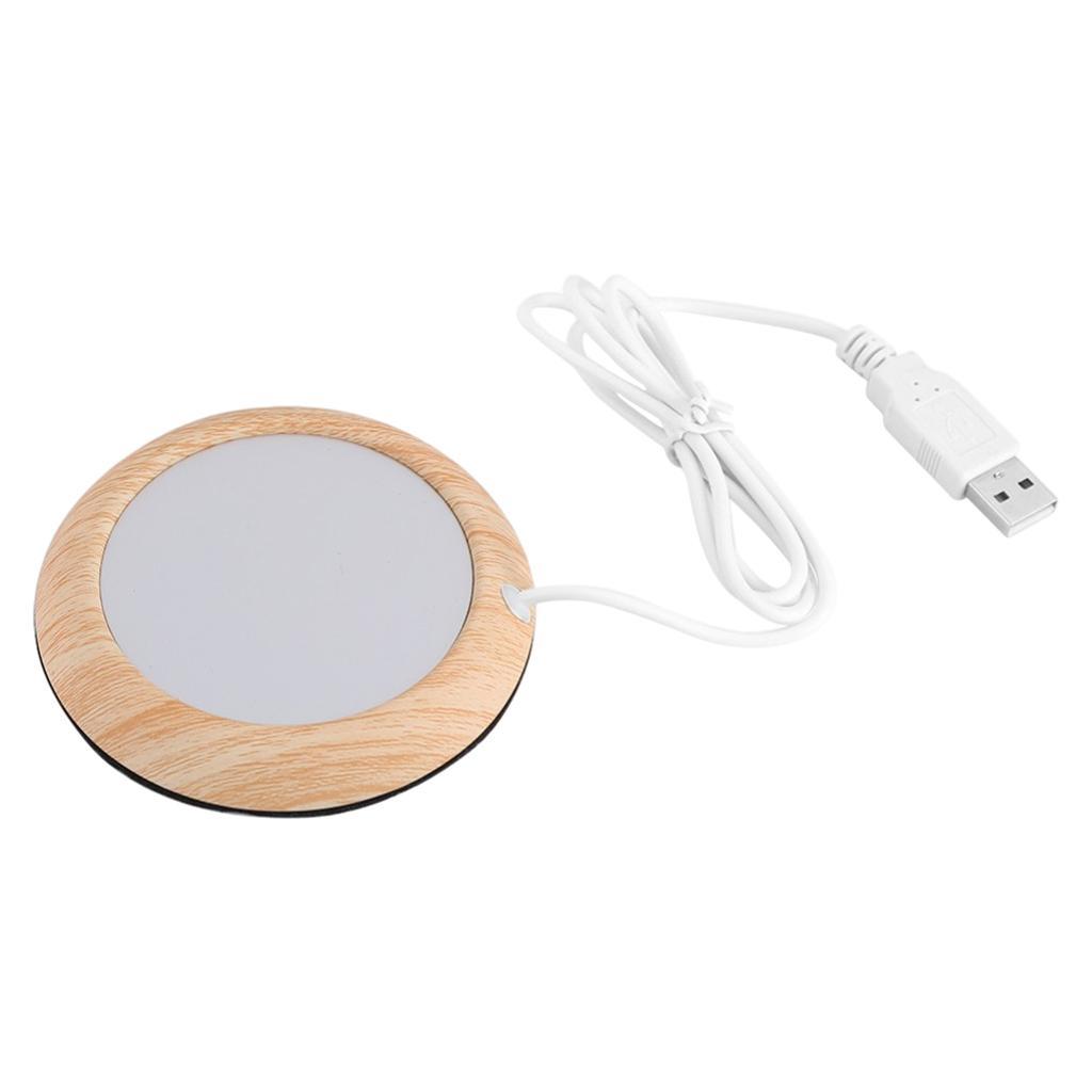 Ceramic Glass Cup Warmer Heat Tea Mug Mat Coaster Keep Coffee Warm Heater 5W