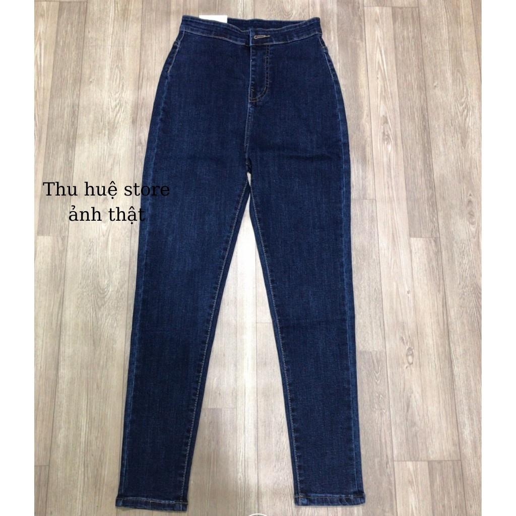 Quần Jean Nữ Ôm Dáng Lưng Cao, Chất Jean Co Giãn Chuẩn Xịn