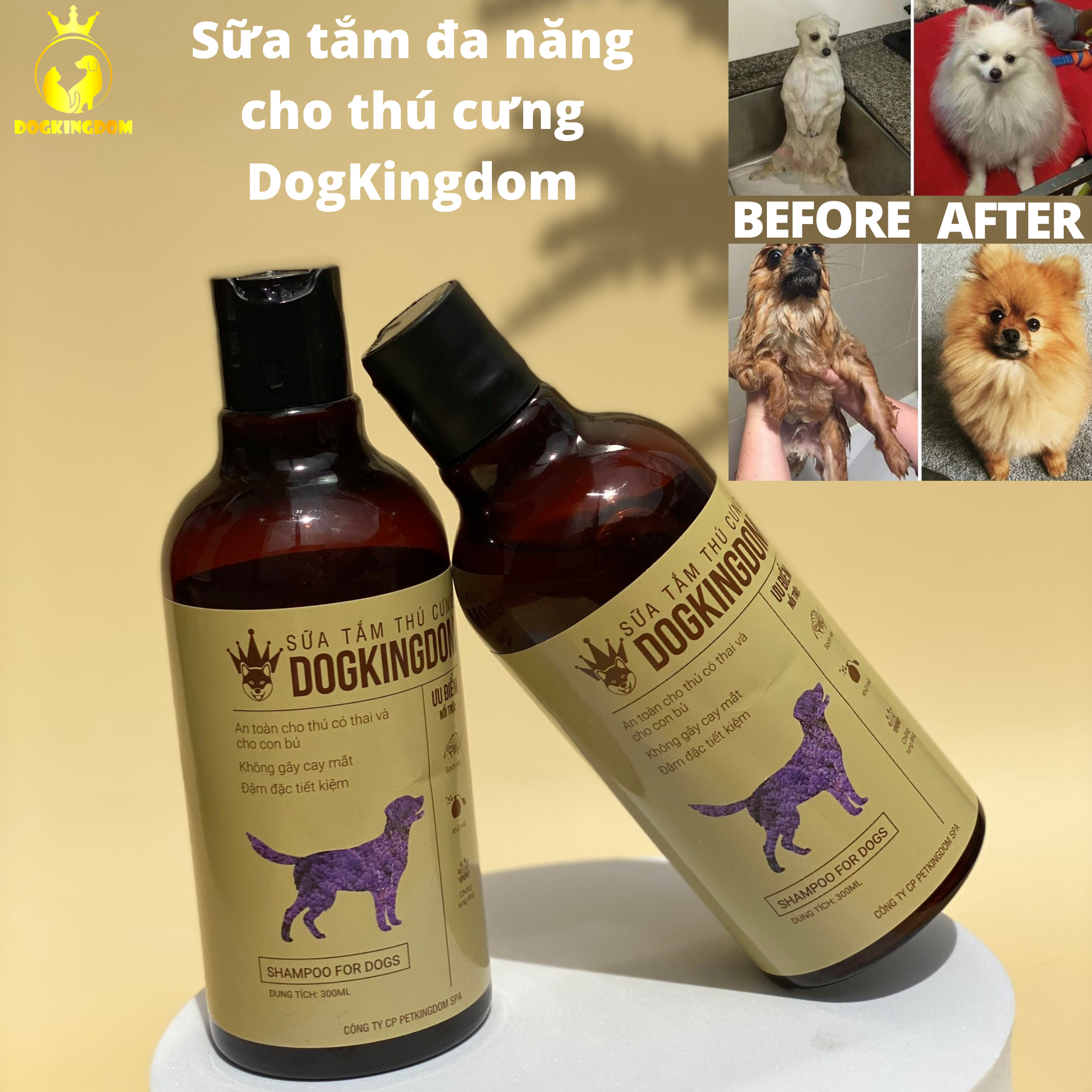 Sữa Tắm Đa Năng Cho Thú Cưng DOGKINGDOM