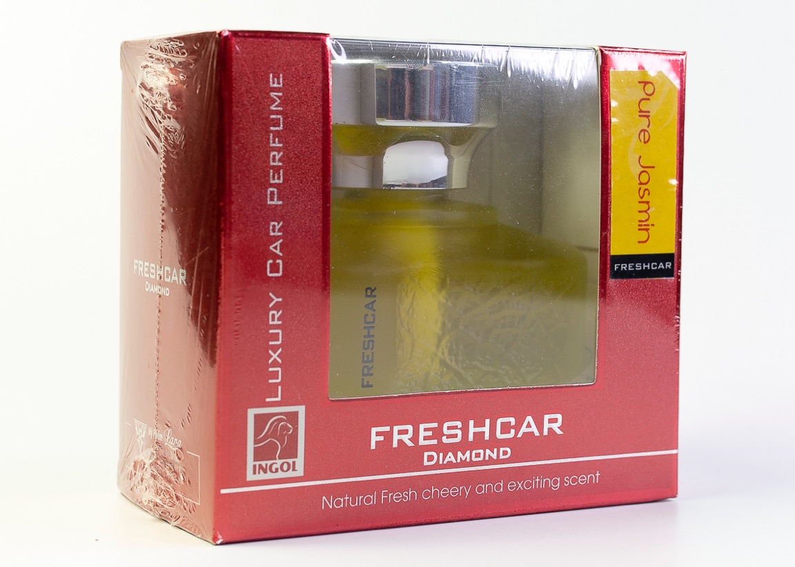 Nước hoa xe hơi Freshcar Diamond - chai 100ml hương thơm thảo mộc thiên nhiên