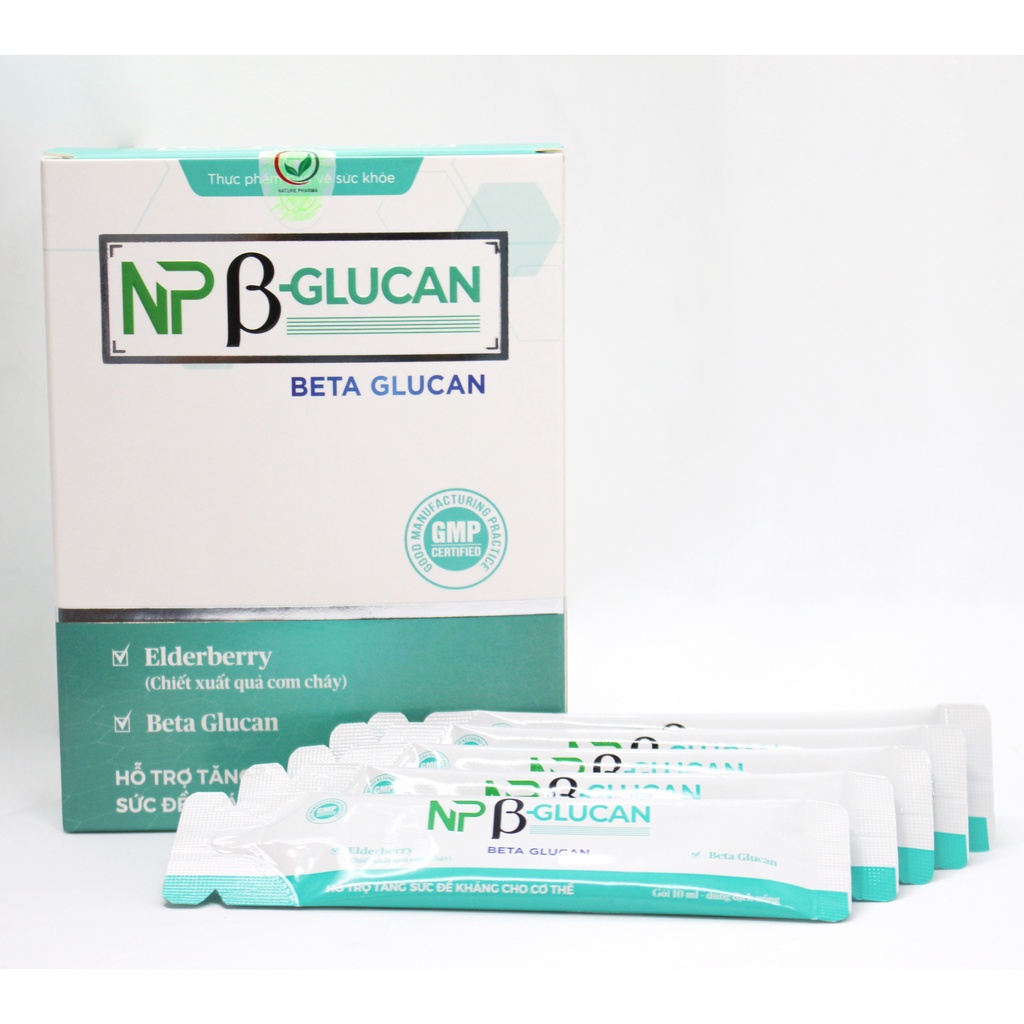 Thực Phẩm Chức Năng Tăng Sức Đề Kháng, Hệ Miễn Dịch NP Beta Glucan Dạng Nước Giúp Giảm Mệt Mỏi - Greenmec