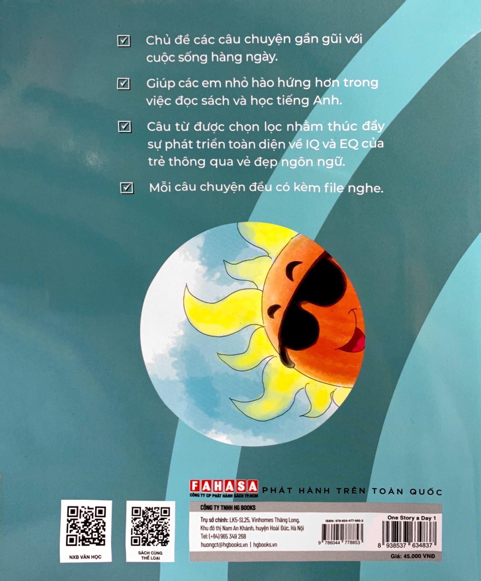 Mỗi Ngày Một Câu Chuyện - One Story A Day - 365 Câu Chuyện Truyền Cảm Hứng Được Viết Bởi Các Chuyên Gia Giáo Dục Hàng Đầu Canada - Tháng 1