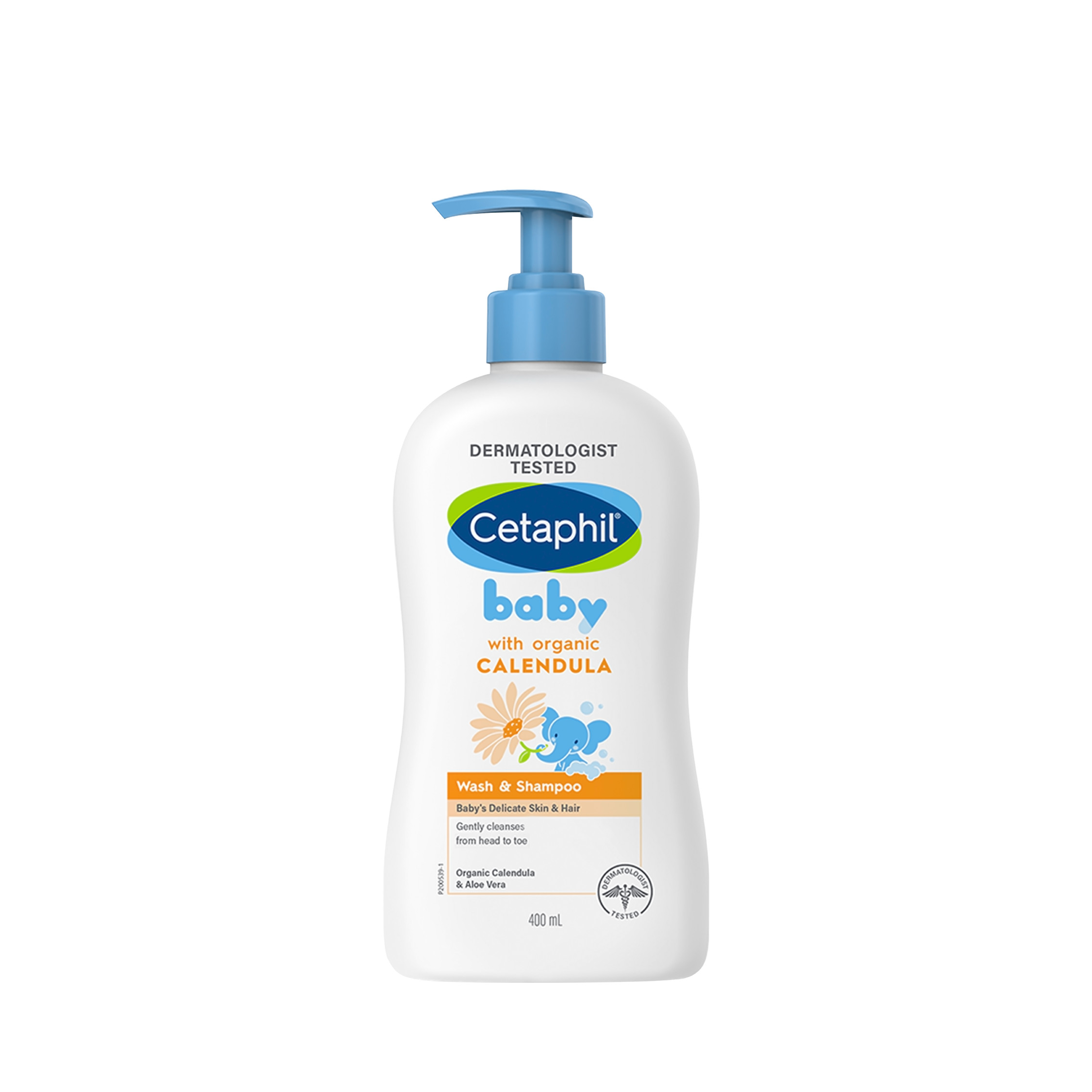 Sữa Tắm Gội Dịu Nhẹ Cho Bé Cetaphil Baby Wash & Shampoo with Organic Calendula 400ml