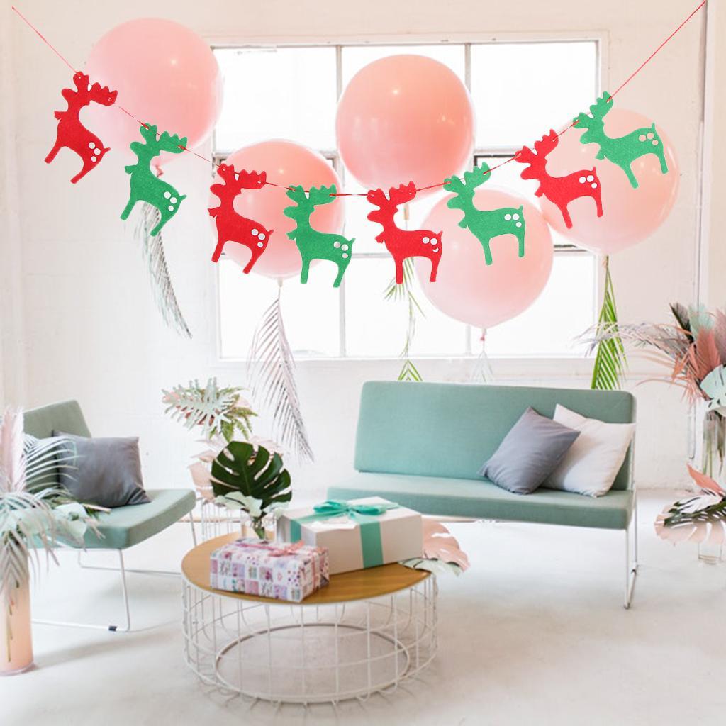 Christmas Non Woven  Banners Garland  Hanging Decor
