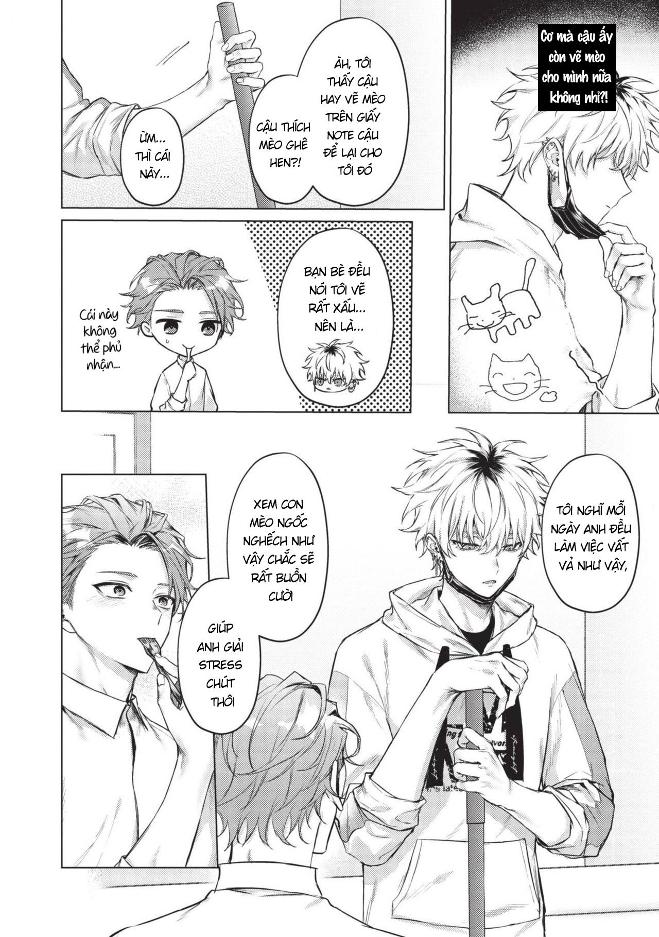 mèo nhỏ dưới ánh hoàng hôn chapter 1 16