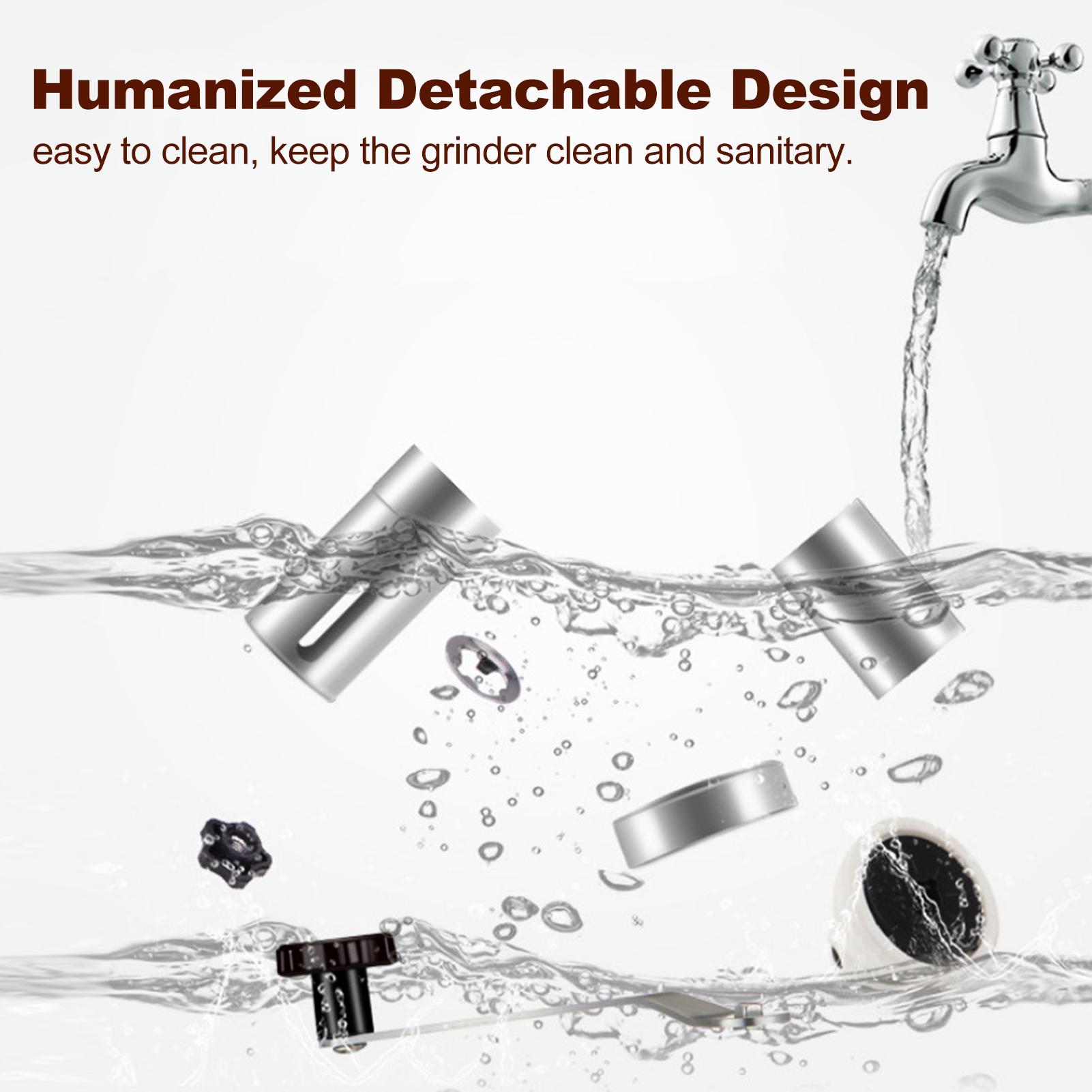 Máy xay cà phê Burr Mill bằng tay,chất liệu thép không gỉ có thể điều chỉnh