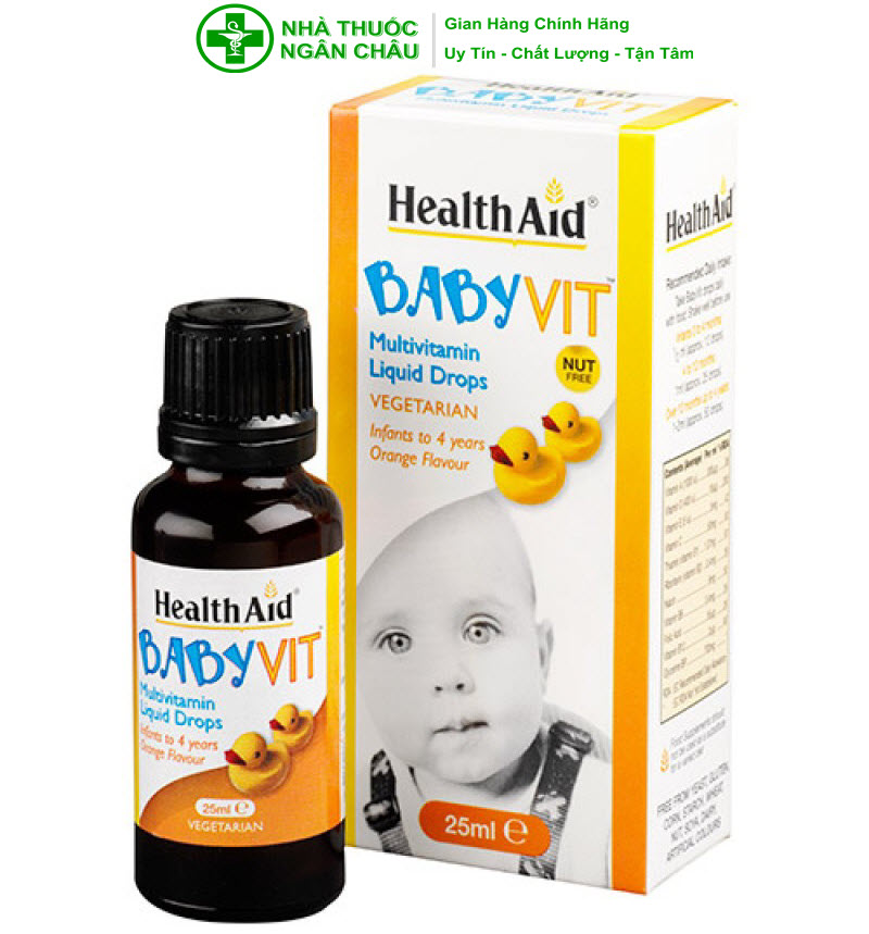 Siro uống cho bé Baby Vit Drop Xuất Xứ Anh Quốc - Hỗ trợ bổ sung vitamin và khoáng chất