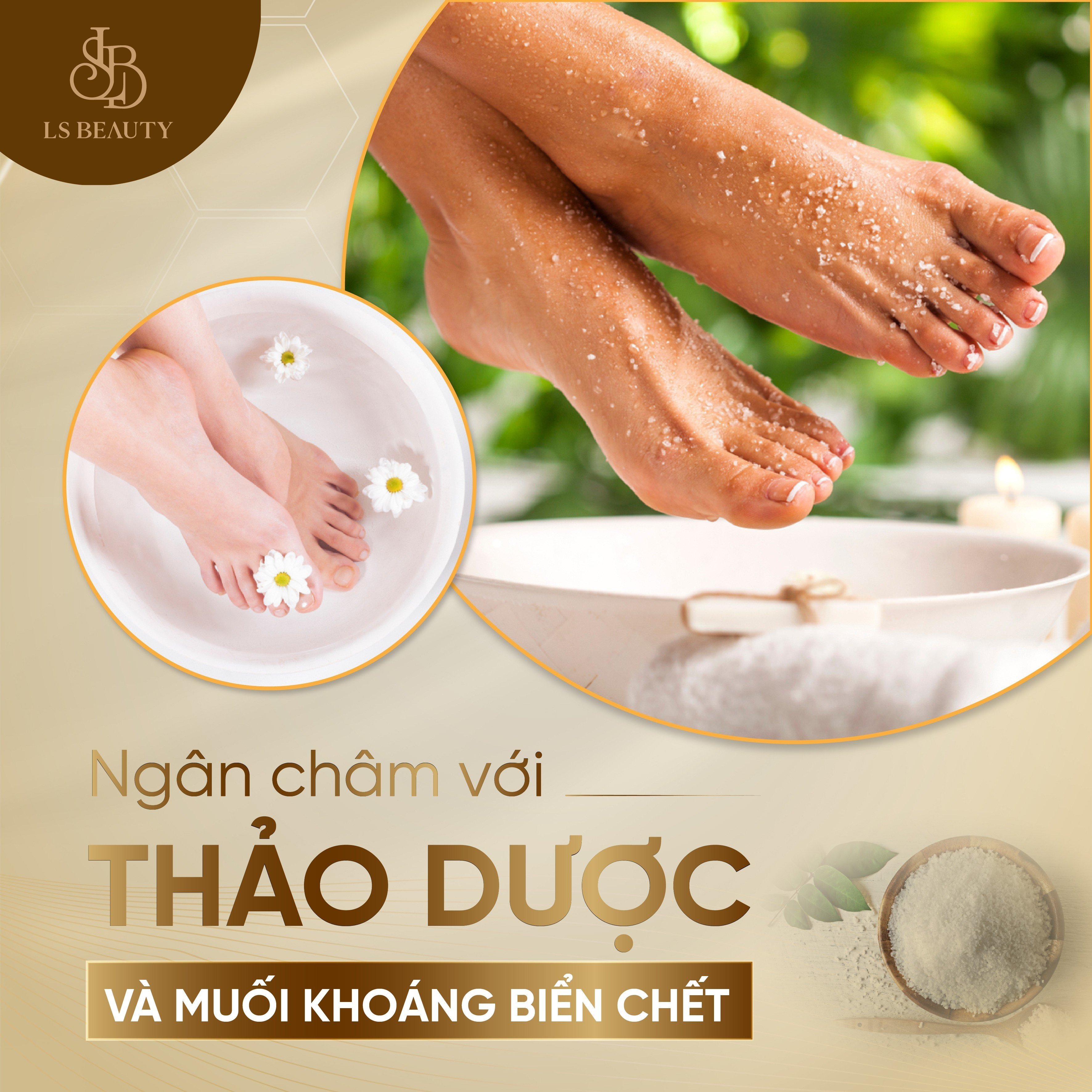 Liệu trình Thải độc da mặt kèm Massage chân thư giãn thanh lọc cơ thể 90 phút