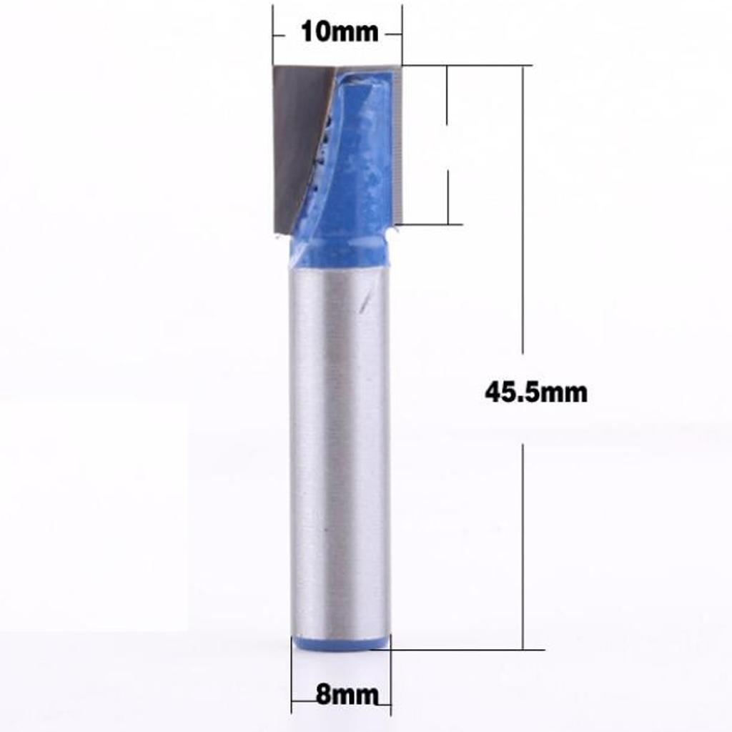 2pcs 8mm Shank CNC Router Bit Tungsten Carbide 1/4" Flush Trim Router
