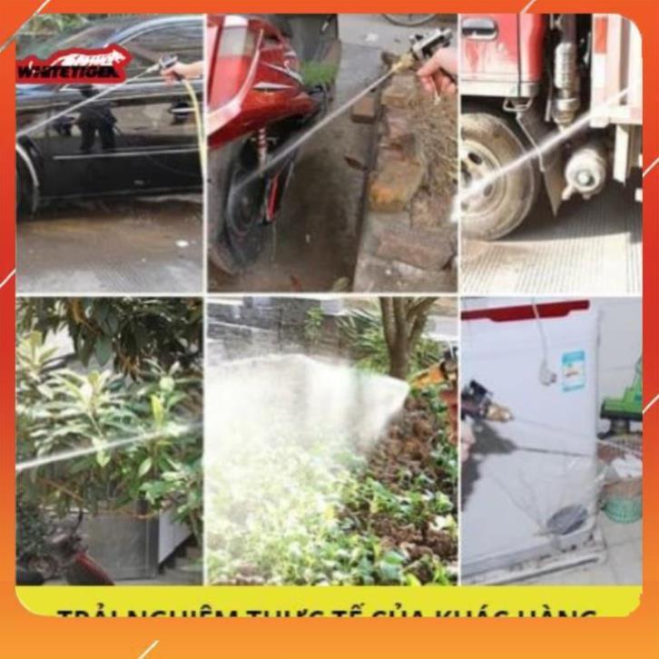 Vòi xịt nước rửa xe thông minh làm sạch mọi thứ bằng nước áp lực cao với nhiều chế độ 206236