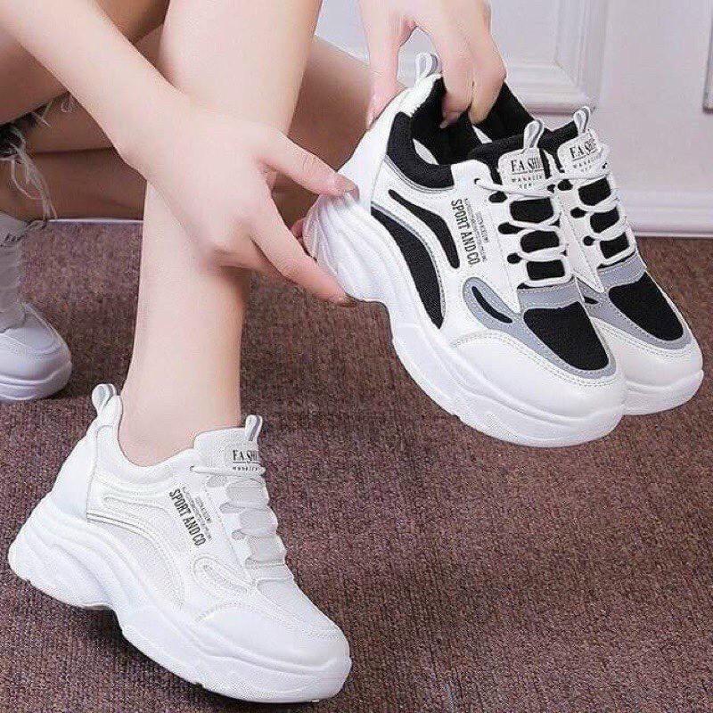 Giày thể thao nữ độn đế so hot