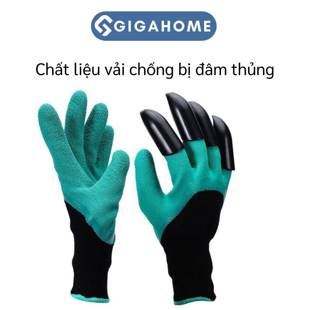 Găng Tay Làm Vườn Chuyên Dụng GIGAHOME Có Bộ Móng Vuốt Bới Đất, Chăm Sóc Cây 3147