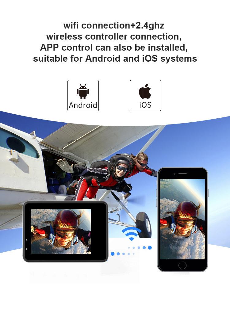 Máy ảnh thể thao HD 1080p Máy quay nhỏ Go Pro 9 Mũ bảo hiểm xe máy chậm