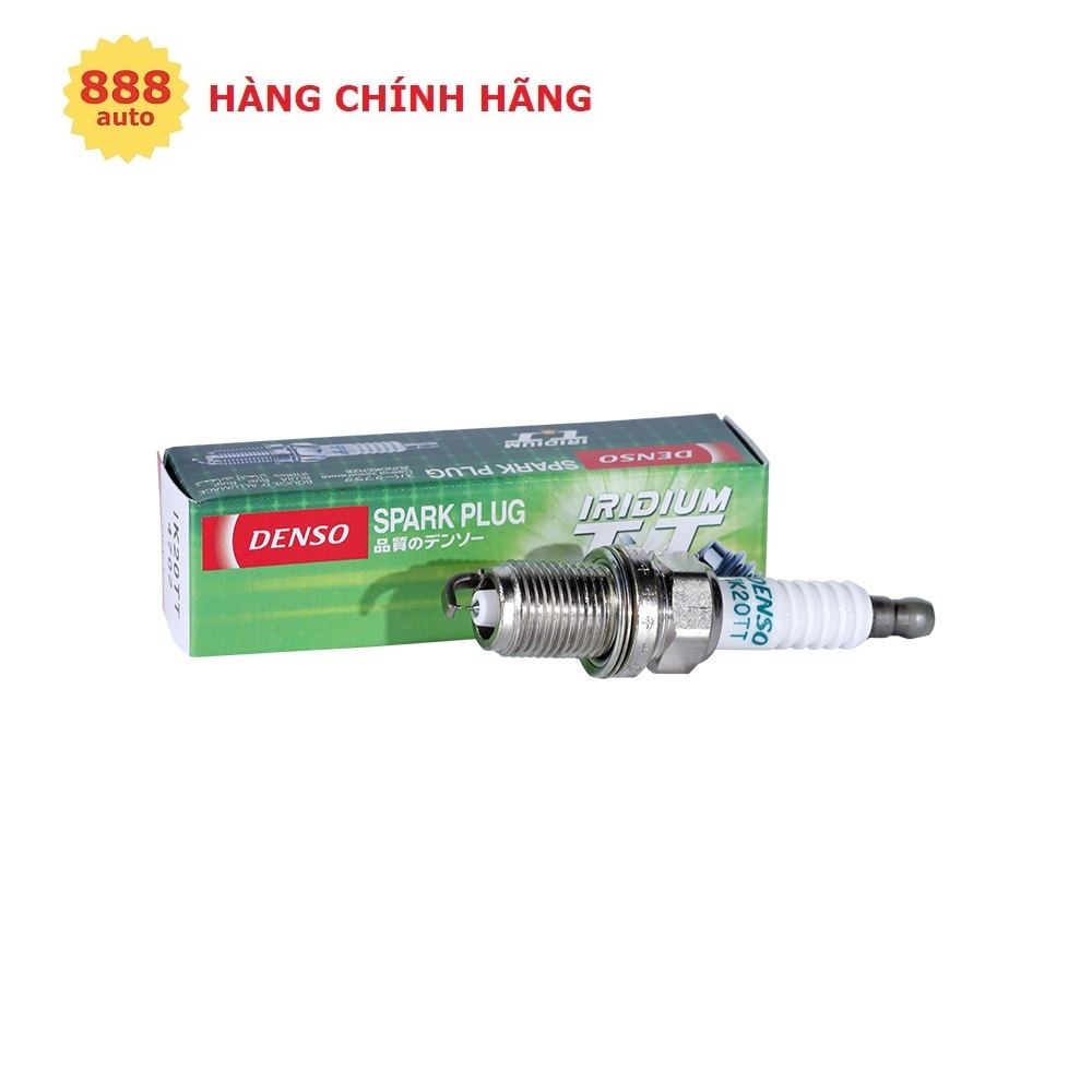 Bugi ô tô DENSO Iridium IK20TT, 2 đầu đánh lửa hiệu năng cao, cho nhiều xe Toyota, Honda, Kia 