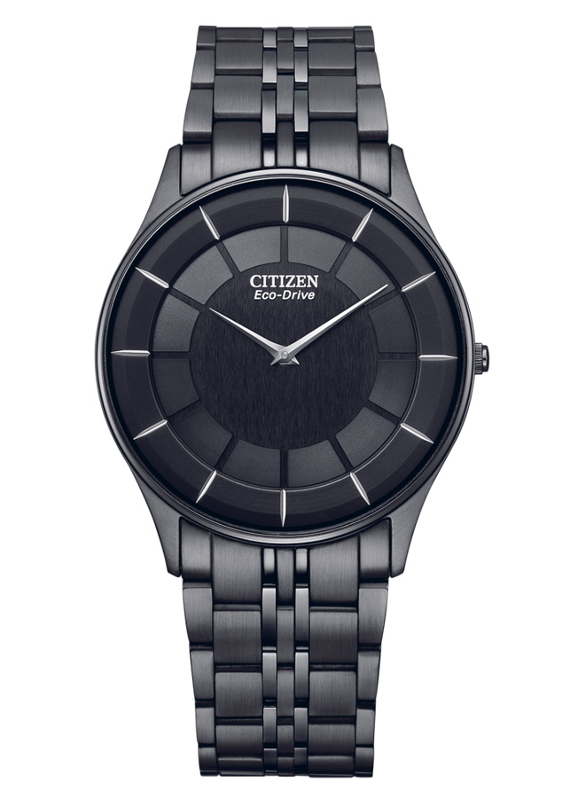 Đồng Hồ Nam Citizen Siêu Mỏng Dây Thép Không Gỉ AR3017-58E - Mặt Đen (Sapphire)