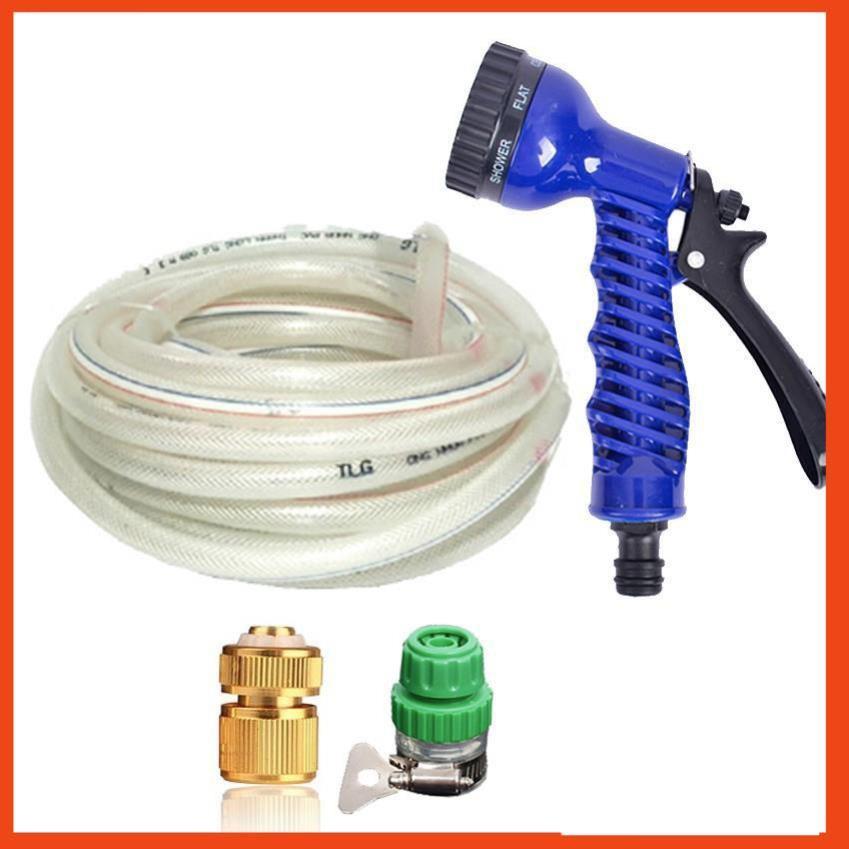 Bộ dây vòi xịt rửa xe, tưới cây, dọn dẹp nhà cửa 7-10m 206843