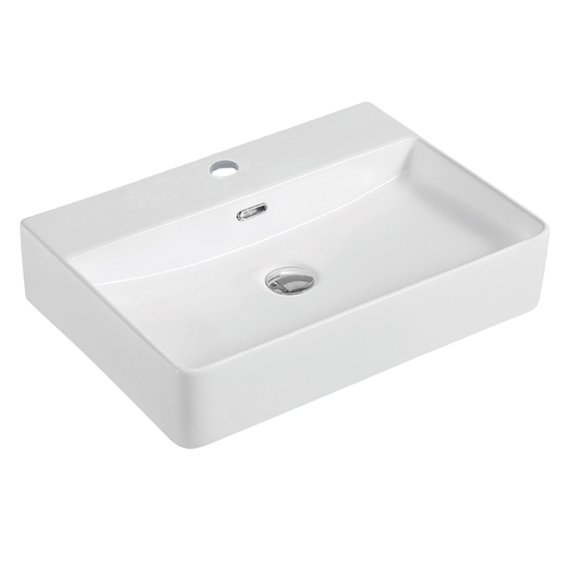 Chậu lavabo rửa mặt đặt trên bàn BSA-5066 sản phẩm chỉ gồm phần sứ (vòi gắn lên thành lavabo)