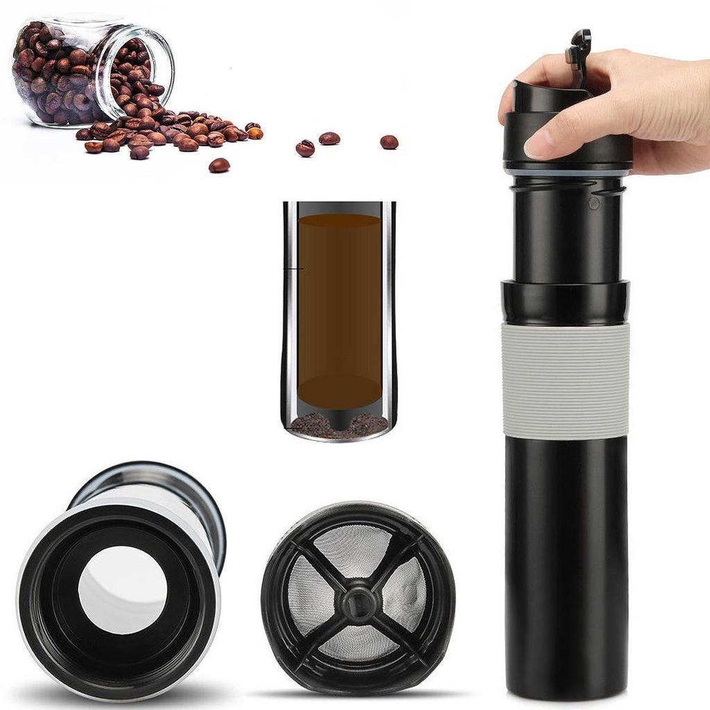 Bình đựng nước đựng cà phê trà tiện lợi Coffee French Bottle Travel - AsiaMart