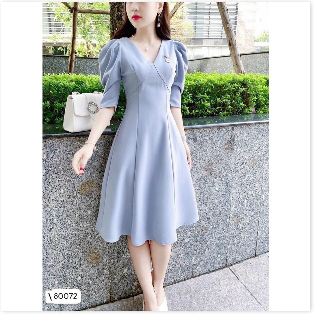 ĐẦM UMI XINH XẮN,HỌA TIẾT TRƠN NHƯNG KHÔNG KÉM PHẦN SANG TRỌNG THỜI TRANG LANO STORE 99