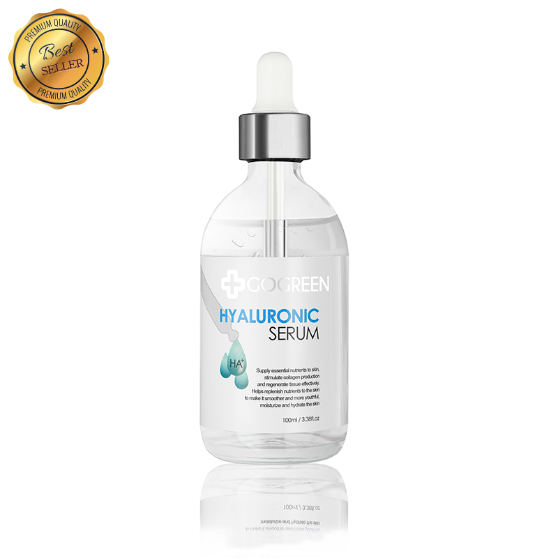 Serum cấp nước, căng bóng GoGreen SERUM HA+ 100ml