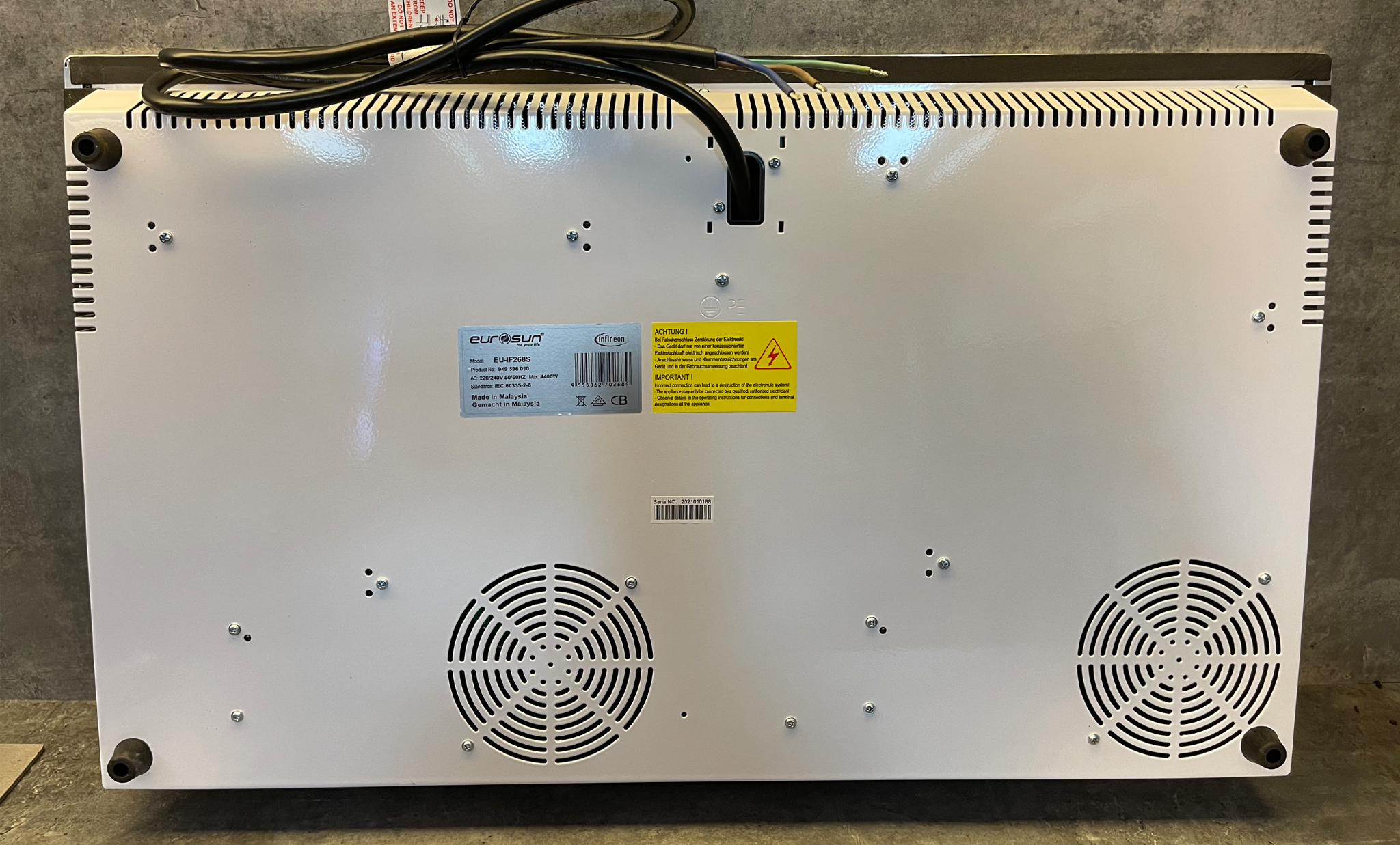Bếp điện đôi Eurosun EU-IF268S hàng chính hãng