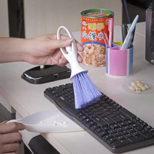 Chổi quét bụi mini - Bộ hốt rác và chổi quét bụi mini Sweep - Bộ chổi quét bụi máy tính, xe hơi - Chổi quét bàn phím và hót rác nhỏ