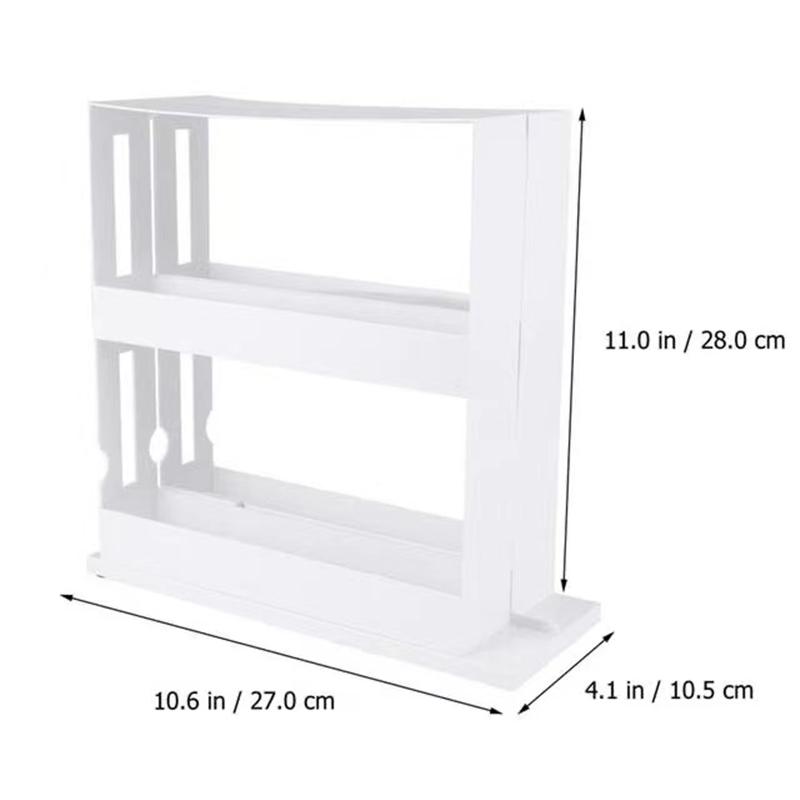 Tinh Tế Giá Để Gia Vị Đôi Giá Đựng Đồ Xoay Bếp Nhà Tổ Chức Gia Vị Kệ Đựng Phụ Kiện Nhà Bếp Nhà Tổ Chức Cocina