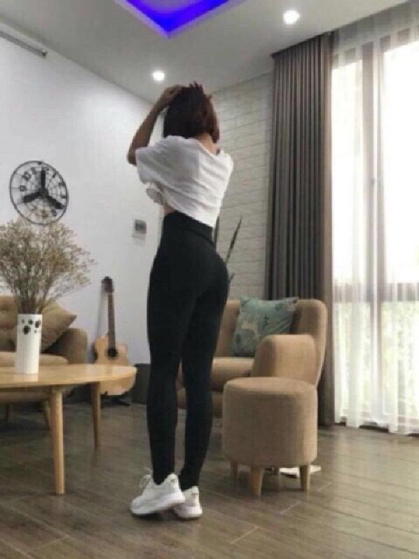 Quần legging nâng mông cạp cao cho nữ