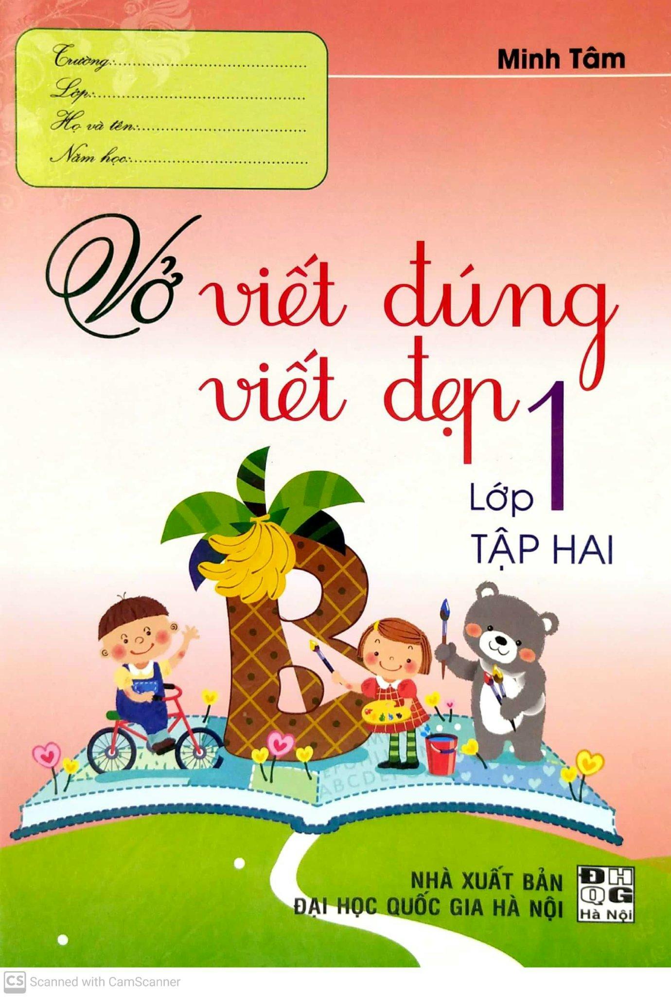 Vở Viết Đúng, Viết Đẹp 1 - Tập 2